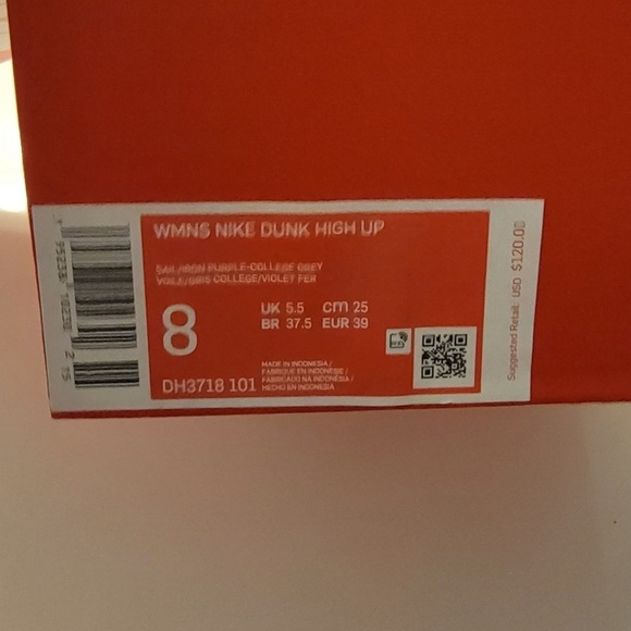 Nike Women's Dunk High Rebel "Iron Purple" - Picture 7 of 7